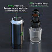 Portable Wireless Espresso Coffee Maker 3-in-1