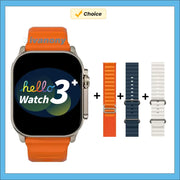 Smart Watch 3 Plus Ultra Bluetooth Call Fitness Tracker
