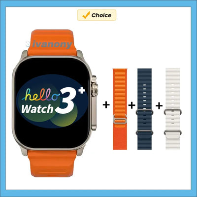 Smart Watch 3 Plus Ultra Bluetooth Call Fitness Tracker