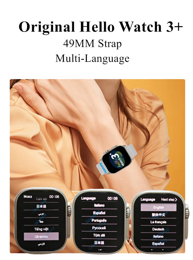 Smart Watch 3 Plus Ultra Bluetooth Call Fitness Tracker