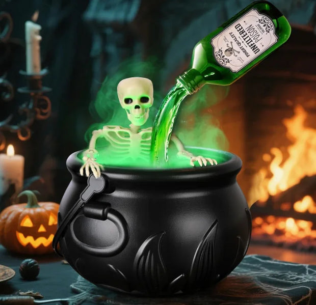 Halloween Black Wizard Magic Bowl Decoration