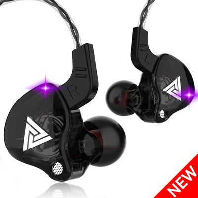 QKZ AK6 Wired Copper Driver Earbuds HiFi Bass