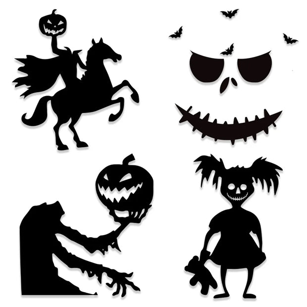 Halloween Window and Door Stickers Decoration