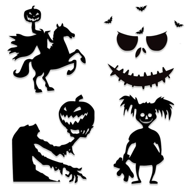 Halloween Window and Door Stickers Decoration