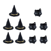 Halloween Mini Witch Cauldron Candy Holders 10pcs