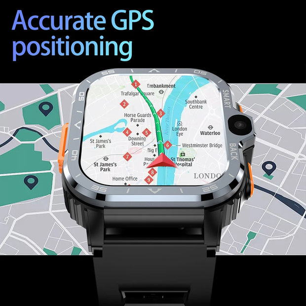 Android Smart Watch with GPS Dual Camera & 4G