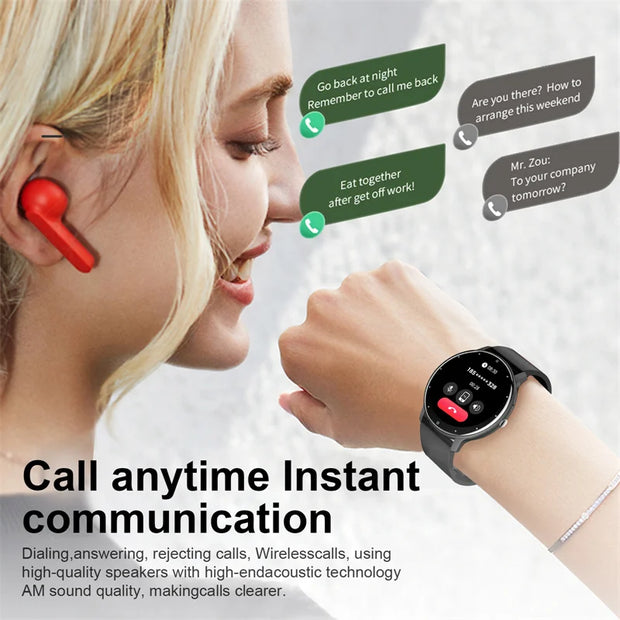 Smart Watch with Bluetooth Calling & Fitness Tracker