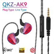 QKZ AK6 Wired Copper Driver Earbuds HiFi Bass