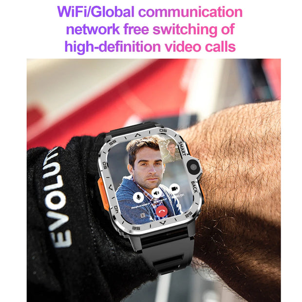 Android Smart Watch with GPS Dual Camera & 4G