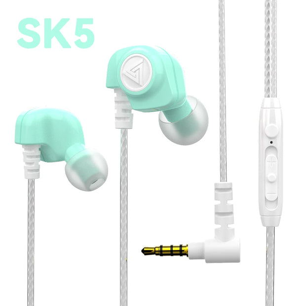 QKZ AK6 Wired Copper Driver Earbuds HiFi Bass
