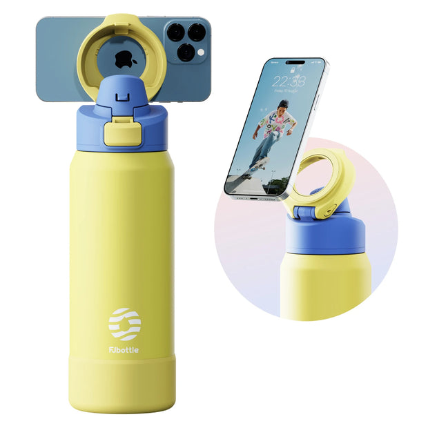 Magnetic Stainless Steel Sports Water Bottle