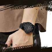 NAVIFORCE Original Fashion Wild Watches for Men Waterproof Leather Man Wristwatch Quartz Calendar Clock Relogios Masculino 8023