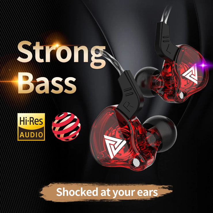 QKZ AK6 Wired Copper Driver Earbuds HiFi Bass