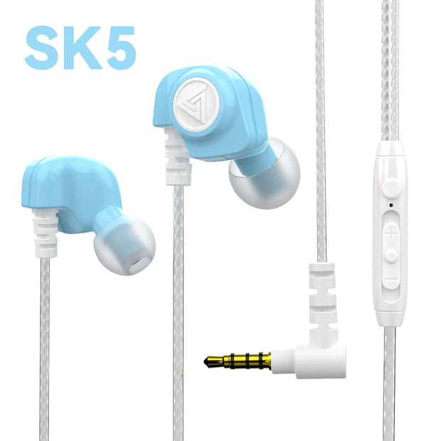 QKZ AK6 Wired Copper Driver Earbuds HiFi Bass