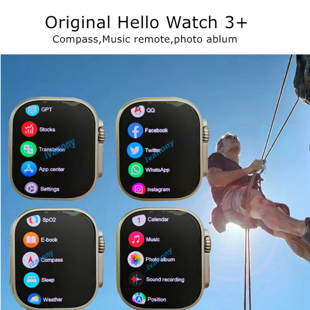 Smart Watch 3 Plus Ultra Bluetooth Call Fitness Tracker