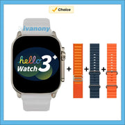 Smart Watch 3 Plus Ultra Bluetooth Call Fitness Tracker