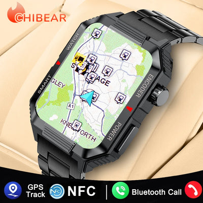 NFC GPS Smart Watch Bluetooth Call Fitness Tracker