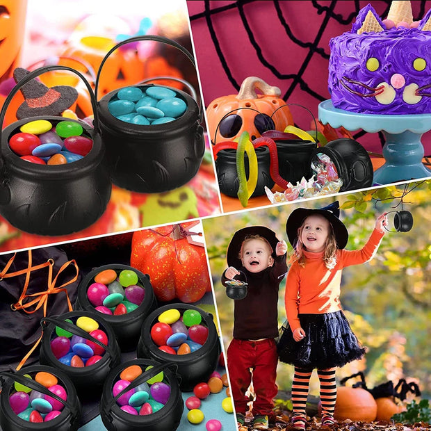 Halloween Witch Cauldron Candy Bucket