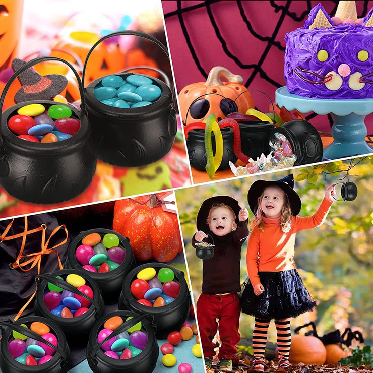 Halloween Witch Cauldron Candy Bucket
