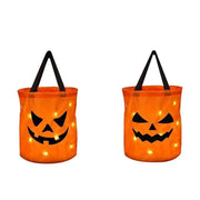 LED Halloween Pumpkin Trick or Treat Bucket
