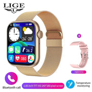 Smart Watch for Women Bluetooth Call Fitness Tracker