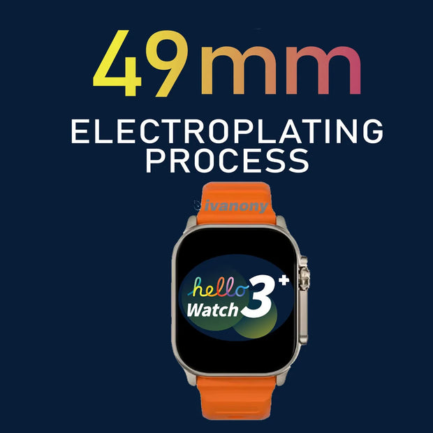Smart Watch 3 Plus Ultra Bluetooth Call Fitness Tracker