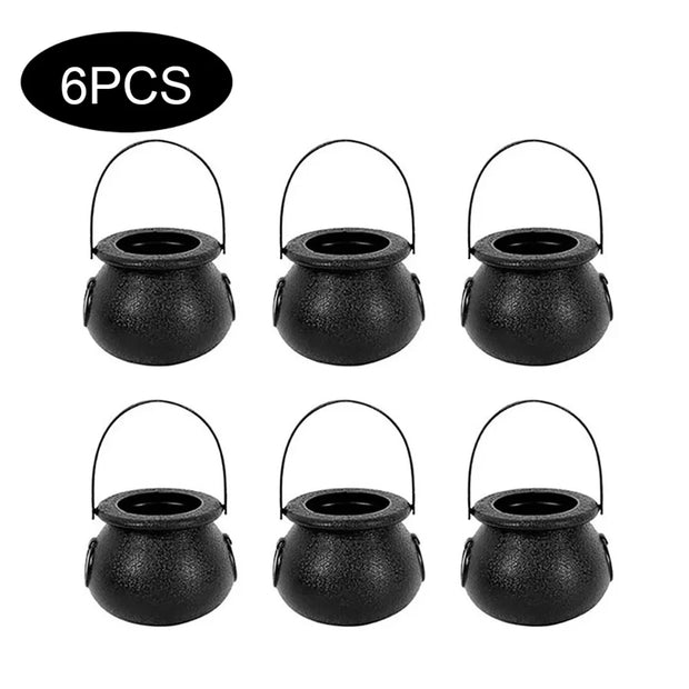 Halloween Witch Cauldron Candy Bucket