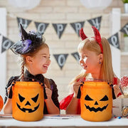 LED Halloween Pumpkin Trick or Treat Bucket
