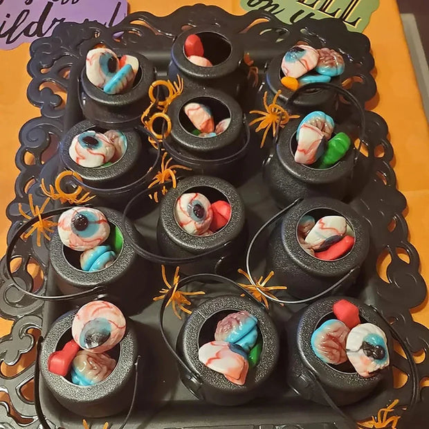 Halloween Witch Cauldron Candy Bucket