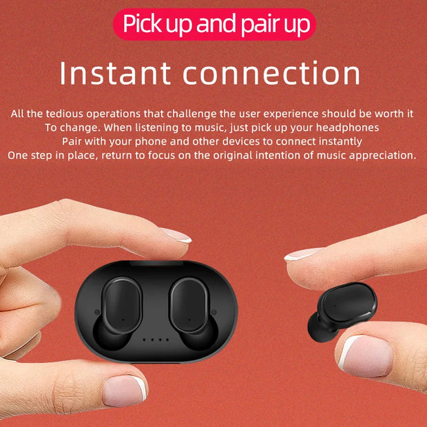 A6S TWS Bluetooth Earbuds Wireless In-Ear Headphones