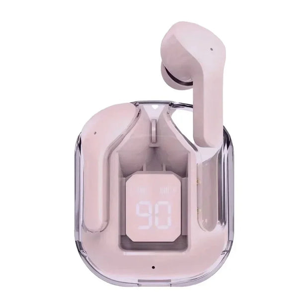 T2 Transparent Bluetooth Earbuds with Digital Display