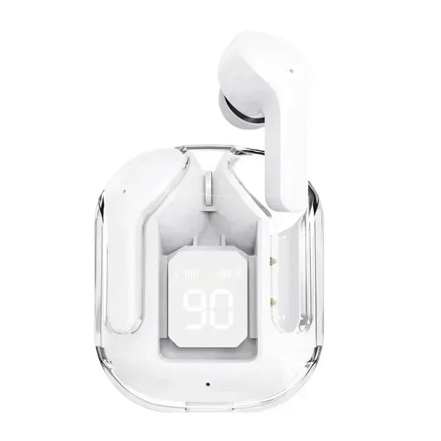T2 Transparent Bluetooth Earbuds with Digital Display