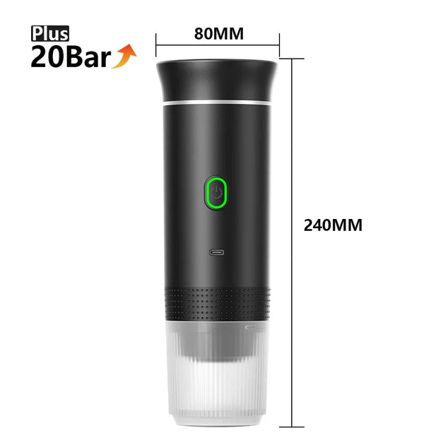 Portable Wireless Espresso Coffee Maker 3-in-1