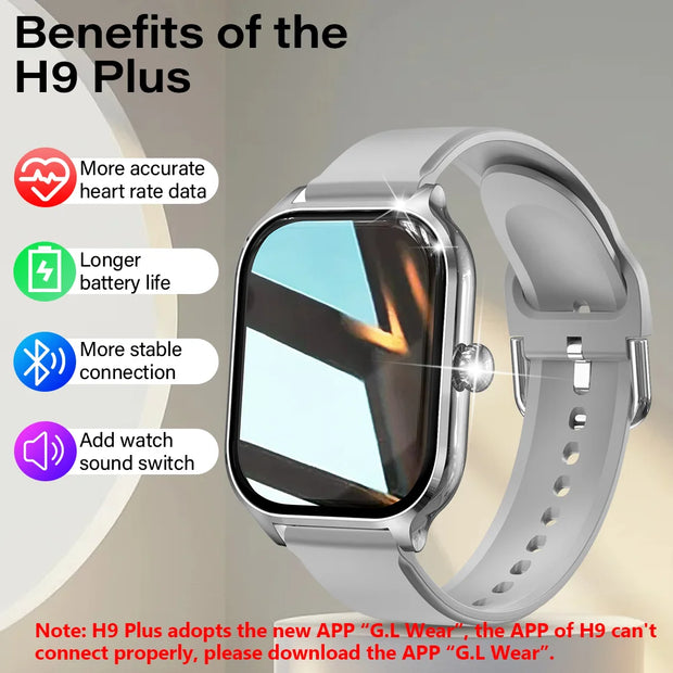 H9 Smart Watch Bluetooth Call Fitness Tracker