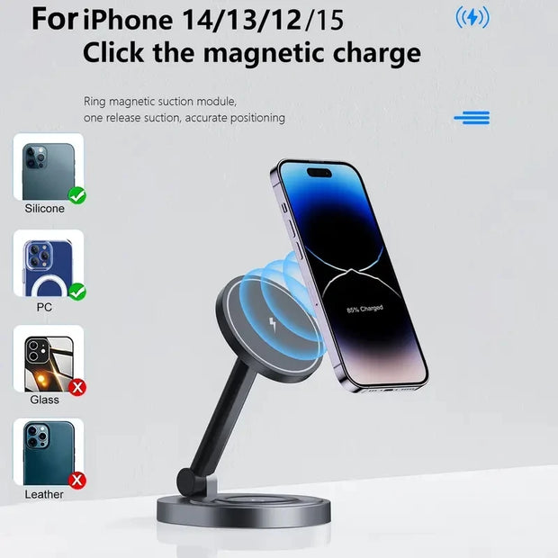 3-in-1 Foldable Wireless Charging Station