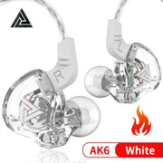 QKZ AK6 Wired Copper Driver Earbuds HiFi Bass