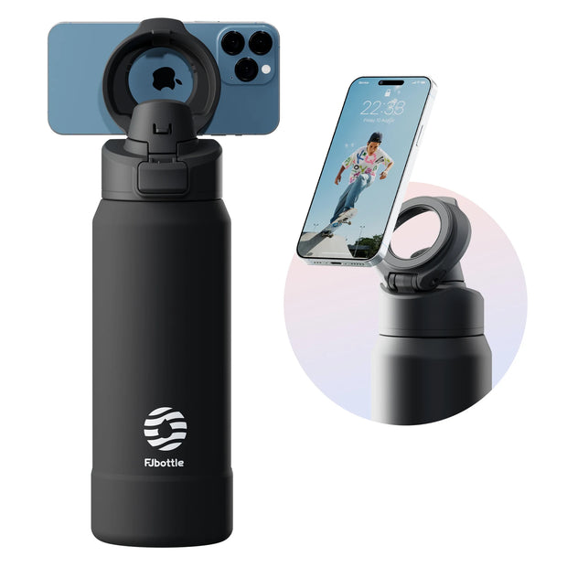 Magnetic Stainless Steel Sports Water Bottle