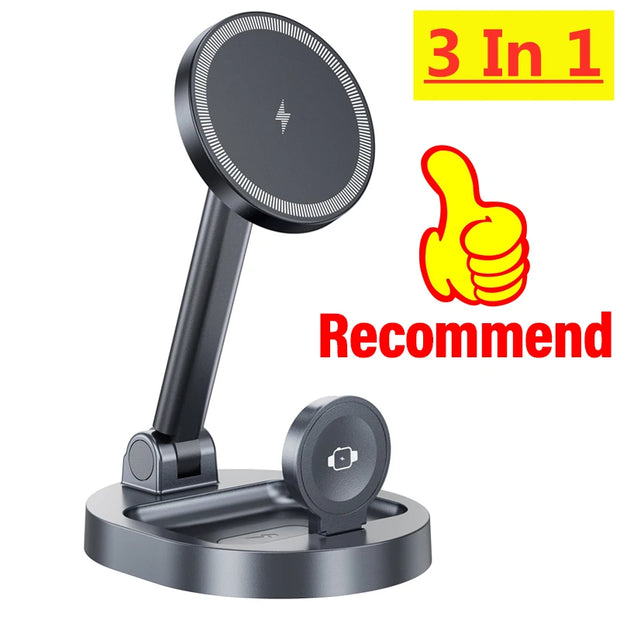 3-in-1 Foldable Wireless Charging Station
