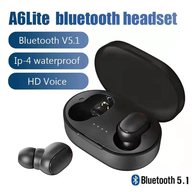 A6S TWS Bluetooth Earbuds Wireless In-Ear Headphones