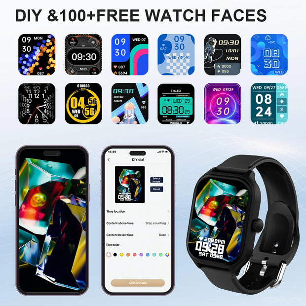H9 Smart Watch Bluetooth Call Fitness Tracker