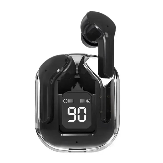 T2 Transparent Bluetooth Earbuds with Digital Display