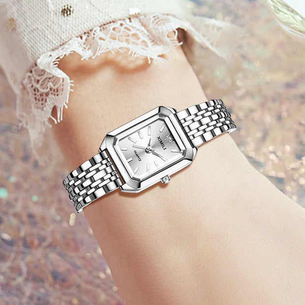 Women’s Trendy Rectangular Quartz Watch