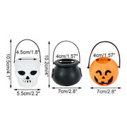 Halloween Witch Cauldron Candy Bucket