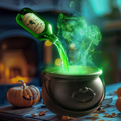 Halloween Black Wizard Magic Bowl Decoration