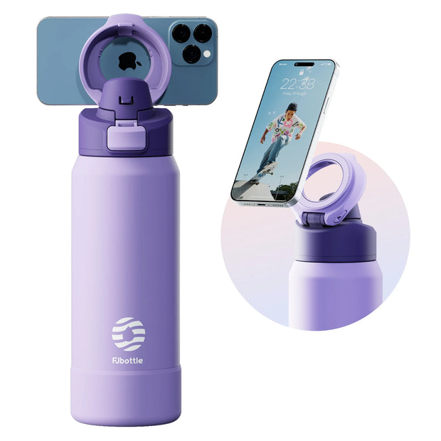 Magnetic Stainless Steel Sports Water Bottle