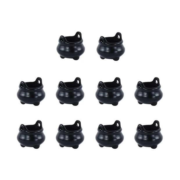 Halloween Mini Witch Cauldron Candy Holders 10pcs