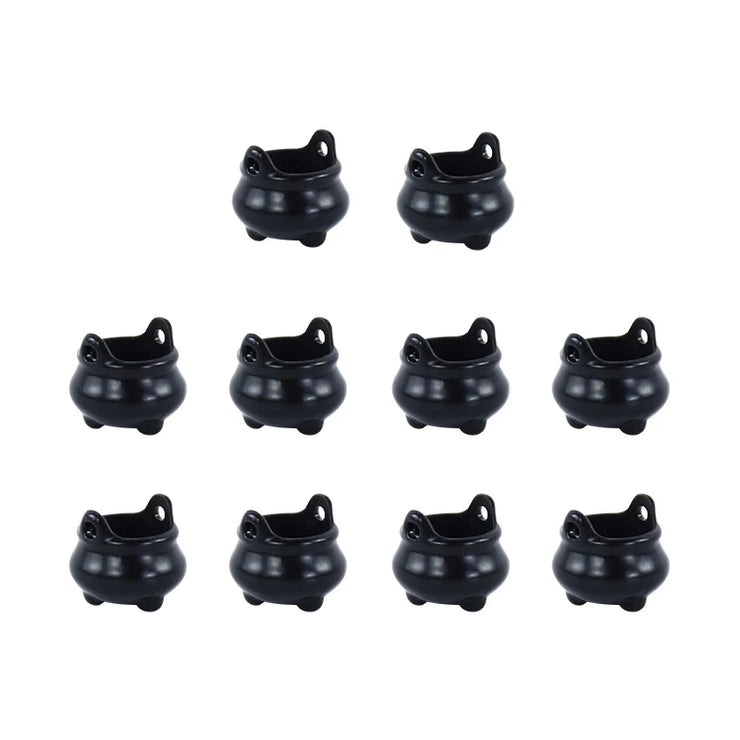 Halloween Mini Witch Cauldron Candy Holders 10pcs