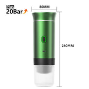 Portable Wireless Espresso Coffee Maker 3-in-1