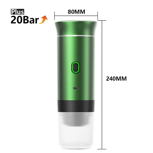 Portable Wireless Espresso Coffee Maker 3-in-1