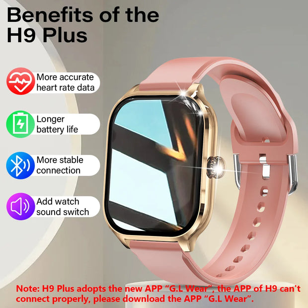 H9 Smart Watch Bluetooth Call Fitness Tracker